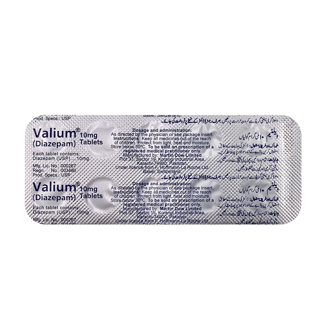 Buy Valium Diazepam 10mg Tablets