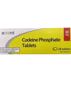 Codeine Phosphate 30mg tablets are a prescription-only medication used in the UK to treat moderate to severe pain