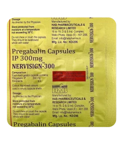Alternative view of Pregabalin 300mg Capsules (Nervigesic)