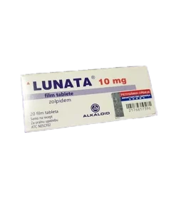 Zolpidem Tartrate 10mg Lunata tablets for short-term insomnia treatment and sleep support